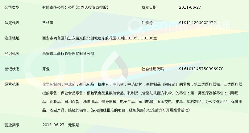 西安怡康医药连锁阎良东航花园店 　从药品到五金交电，一家药店的“跨界”逻辑